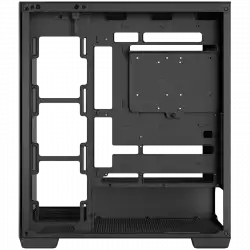 DeepCool CG580, Mid Tower, Mini-ITX/Micro-ATX/ATX, Rear Connector support, 2xUSB3.0, 1xAudio, Tempered Glass, Mesh Panel, Black, R-CG580-BKNDA0-G-1