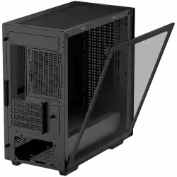 DeepCool CH370, Mid Tower, Mini-ITX/Micro-ATX, 2xUSB3.0, 1xAudio, 1x120mm Pre-Installed Black Fan, Tempered Glass, Mesh Panel, Black, R-CH370-BKNAM1-G-1