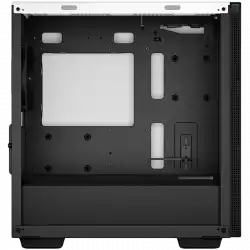 DeepCool CH370 WH, Mid Tower, Mini-ITX/Micro-ATX, 2xUSB3.0, 1xAudio, 1x120mm Pre-Installed Black Fan, Tempered Glass, Mesh Panel, White, R-CH370-WHNAM1-G-1