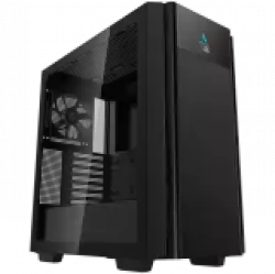 DeepCool CH510 Mesh Digital  Mid Tower Case, Mini-ITX / Micro-ATX / ATX / E-ATX, 2xUSB2.0, 1xUSB3.0, 1xAudio, 1xMic, ABS+SPCC+Tempered Glass, 1×120mm preinstalled fan,  Mesh Pane R-CH510-BKNSE1-G-1                          