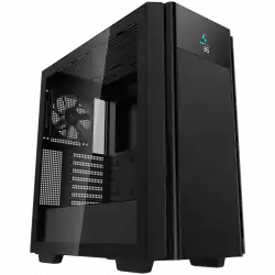 DeepCool CH510 Mesh Digital  Mid Tower Case, Mini-ITX / Micro-ATX / ATX / E-ATX, 2xUSB2.0, 1xUSB3.0, 1xAudio, 1xMic, ABS+SPCC+Tempered Glass, 1×120mm preinstalled fan,  Mesh Pane R-CH510-BKNSE1-G-1