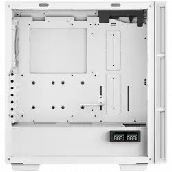 DeepCool CH560 Digital WH, Mid Tower, Mini-ITX/Micro-ATX/ATX/E-ATX, 1xUSB3.0, 1xType-C, 1xAudio, 3x140mm+1x120mm Pre-Installed ARGB Fans, Tempered Glass, Mesh Panels, Dual-Status Digital Display, GPU Support Arm, White, R-CH560-WHAPE4D-G-1