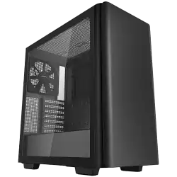 DeepCool CK500 Mid Tower Case, Mini-ITX / Micro-ATX / ATX / E-ATX, 2xUSB3.0, 1xAudio, 1xType-C, ABS+SPCC+Tempered Glass, Mesh Pane R-CK500-BKNNE2-G-1