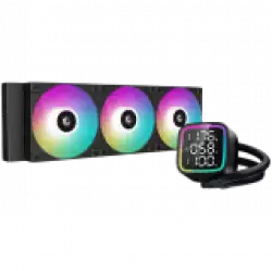 DeepCool LD360, 360mm CPU Liquid Cooler, 3x120mm ARGB PWM Fans, Anti-Leak Technology, Addressable RGB LED, Hydro Bearing, LGA1700/1200/1151/1150/1155, AMD AM5/AM4, 3Y, R-LD360-BKMSN-G-1