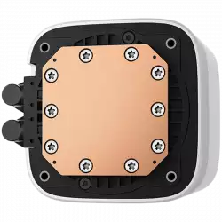 DeepCool LE240 WH V2, 240mm CPU Liquid Cooler, 2x120mm PWM ARGB Fans, ARGB block, White, LGA1851/1700/1200/1151/1150/1155, AMD AM5/AM4, R-LE240-WHAMMN-G-2, 3Y