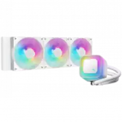 DeepCool LE360 WH V2, 360mm CPU Liquid Cooler, 3x120mm PWM ARGB Fans, ARGB block, White, LGA1851/1700/1200/1151/1150/1155, AMD AM5/AM4, R-LE360-WHAMMN-G-2, 3Y