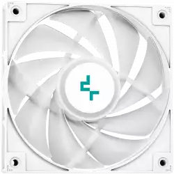 DeepCool LE520 WH, 240mm CPU Liquid Cooler, 2x120mm ARGB PWM Fans, Anti-Leak Technology, ARGB Pump Top, White, LGA 1700/1200/115x, AMD AM5/AM4, 3Y, R-LE520-WHAMMN-G-1