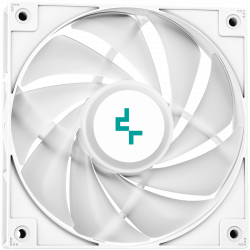 DeepCool LE520 WH, 240mm CPU Liquid Cooler, 2x120mm ARGB PWM Fans, Anti-Leak Technology, ARGB Pump Top, White, LGA 1700/1200/115x, AMD AM5/AM4, 3Y, R-LE520-WHAMMN-G-1