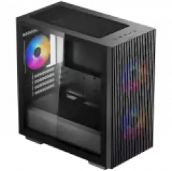 DeepCool MATREXX 40 3FS MATX Case, Mini-ITX / Micro-ATX , 1xUSB2.0, 1xUSB3.0, 1xAudio, 120mm pre-installed fan,ABS+SPCC+Tempered Glass, Mesh Panel DP-MATX-MATREXX40-3FS