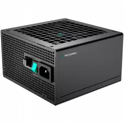 DeepCool PQ850M, 850W, 80 Plus GOLD, Full Japan Electrolytic Capacitors, Fully Modular, Flat Black Cables, 120mm FDB Fan, Fanless Mode, SCP/OPP/OTP/OVP/OCP/UVP, 10Y, R-PQ850M-FA0B-EU