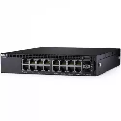 Dell Networking X1018 Smart Web Managed Switch, 16x 1GbE and 2x 1GbE SFP ports