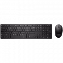 Dell Pro Wireless Keyboard and Mouse - KM5221W - US International (QWERTY) - Black                          