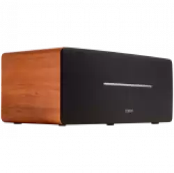 Edifier D12 2.0 Bluetooth Speaker, BT V5.0, RCA, AUX, 2x 4-inch Midrange Drivers, 2x 19mm Tweeters, Remote Control and Top-Mounted Controls, Brown