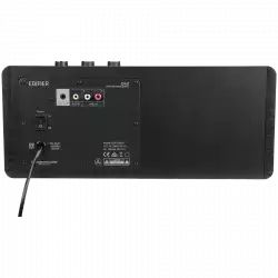 Edifier D12 2.0 Bluetooth Speaker, BT V5.0, RCA, AUX, 2x 4-inch Midrange Drivers, 2x 19mm Tweeters, Remote Control and Top-Mounted Controls, Black