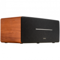Edifier D12 2.0 Bluetooth Speaker, BT V5.0, RCA, AUX, 2x 4-inch Midrange Drivers, 2x 19mm Tweeters, Remote Control and Top-Mounted Controls, Brown