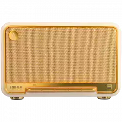 Edifier D32 2.1 Speaker, BT V5.3, Wi-Fi, AUX, USB-C, 1x 4-inch Midrange Driver, 2x 1-inch Tweeters, 60W (RMS), White