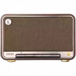 Edifier D32 2.1 Speaker, BT V5.3, Wi-Fi, AUX, USB-C, 1x 4-inch Midrange Driver, 2x 1-inch Tweeters, 60W (RMS), Black Walnut