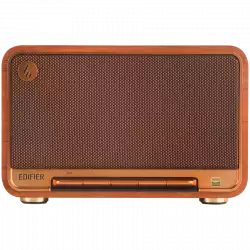 Edifier D32 2.1 Speaker, BT V5.3, Wi-Fi, AUX, USB-C, 1x 4-inch Midrange Driver, 2x 1-inch Tweeters, 60W (RMS), Brown