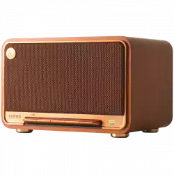 Edifier D32 2.1 Speaker, BT V5.3, Wi-Fi, AUX, USB-C, 1x 4-inch Midrange Driver, 2x 1-inch Tweeters, 60W (RMS), Brown