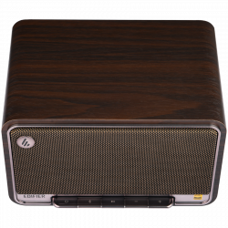 Edifier D32 2.1 Speaker, BT V5.3, Wi-Fi, AUX, USB-C, 1x 4-inch Midrange Driver, 2x 1-inch Tweeters, 60W (RMS), Black Walnut