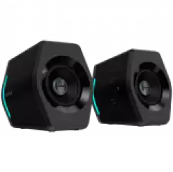 Edifier G2000 2.0 Audio System, BT V5.1, USB, AUX, 2.75-inch Drivers, RGB Lighting, 16W (RMS), Black