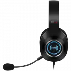 Edifier G2 II USB Gaming Headset, 50mm drivers, Virtual 7.1 Surround, RGB lighting, Noise-Canceling Microphone, Black