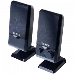 Edifier M1250 2.0 Audio System, USB, AUX, 1.2W (RMS), Volume Control, Black