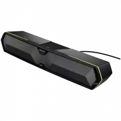 Edifier MG300 Soundbar, BT V5.3, USB, AUX, 2x 52mm Drivers, RGB Lighting, 5W (RMS), Black