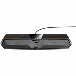 Edifier MG300 Soundbar, BT V5.3, USB, AUX, 2x 52mm Drivers, RGB Lighting, 5W (RMS), Black