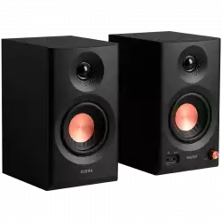 Edifier MR3 Active Studio Monitors, BT V5.4, RCA, AUX, 1-inch Tweeters, 3.5-inch Drivers, 36W (RMS), Tone Control Dials, Black