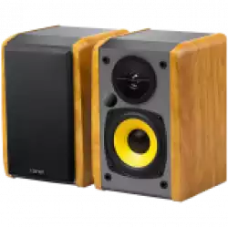 Edifier R1010BT Bookshelf Speakers, Bluetooth V5.1, Dual RCA Inputs, 4-inch  Mid-Bass Drivers 0.5-inch Tweeters, 24 W RMS, Brown