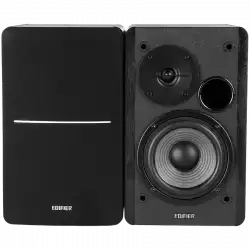 Edifier R1280DB 2.0 Bookshelf Speakers, BT V5.1, Optical, Coaxial, RCA, 0.5-inch Tweeters, 4-inch Drivers, 42W (RMS), Control Knobs and Remote Control, Black