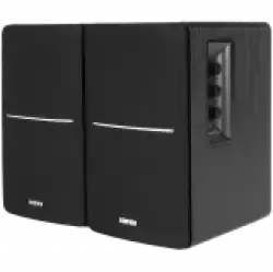 Edifier R1280DB 2.0 Bookshelf Speakers, BT V5.1, Optical, Coaxial, RCA, 0.5-inch Tweeters, 4-inch Drivers, 42W (RMS), Control Knobs and Remote Control, Black