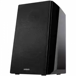 Edifier R2000DB 2.0 Bookshelf Speakers, Bluetooth, 3.5mm to RCA, Optical, 1-inch Tweeters, 5-inch Drivers, 120W (RMS), Control Knobs and Remote Control, Black