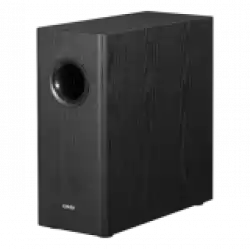 Edifier T5s Powered Subwoofer, 8-inch long-throw front-firing woofer, 70 W RMS, frequency response down to 35 Hz, RCA Signal-In , Signal-Out pass-through, low-pass filter & phase control, auto-standby feature, Black