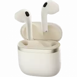 Edifier W200Ts TWS Earbuds, BT V5.3, Touch controls, Up to 22H Battery, USB-C, IP54, Ivory