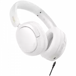 Edifier W800BT SE Wireless Over-Ear Headphones, 40mm Dynamic Titanium-Coated Drivers, BT V5.4, Multipoint Connection, AI Call Noise Reduction, Up To 45H Battery, USB-C, White