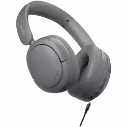Edifier W800BT SE Wireless Over-Ear Headphones, 40mm Dynamic Titanium-Coated Drivers, BT V5.4, Multipoint Connection, AI Call Noise Reduction, Up To 45H Battery, USB-C, Gray