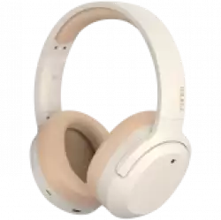 Edifier W820NB Plus Wireless Over-Ear Headphones, 40mm Dynamic Titanium-Coated Drivers, BT V5.2, ANC, Hi-Res Audio Certification, Up To 49H Battery, USB-C, Ivory
