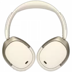 Edifier WH950NB Wireless Over-Ear Headphones, 40mm Dynamic Titanium-Coated Drivers, BT V5.3, ANC, Hi-Res Audio Certification, Up To 55H Battery, USB-C, Ivory