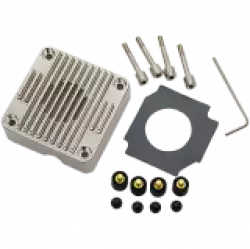 EK-DDC Heatsink Housing - Nickel, heatsink upgrade kit