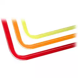EK-Loop Hard Tube 12mm 0.8m Pre-Bent 90° - Acrylic (6pcs)