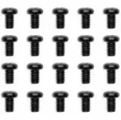 EK-Loop Phillips Head Screw Set M4x6mm - Black (20pcs)
