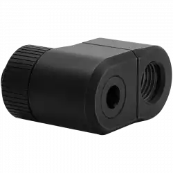 EK-Quantum Torque Double Rotary Offset 21 – Black, adapter fitting