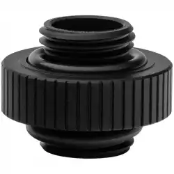 EK-Quantum Torque Extender Static MM 7 - Black, male-threaded extender