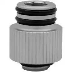 EK-Quantum Torque Push-In Adapter M 14 - Satin Titanium, adapter fitting