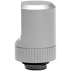 EK-Quantum Torque Rotary 90° - Satin Titanium, adapter fitting