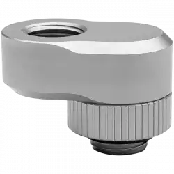EK-Quantum Torque Rotary Offset 14 - Satin Titanium, adapter fitting