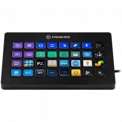 Elgato Stream Deck XL, Studio-Level Control, Time-Saving Integrations, expanded 8x4 grid w/32 LCD keys, Non-Slip Magnetic, Elgato Capture, OBS, Streamlabs, Twitch, YouTube, Twitter, Mixer, Spotify, Philips Hue, NVIDIA, Premiere Pro Icon Pack