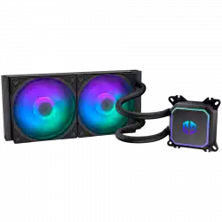Endorfy Navis F240 ARGB, CPU Liquid Cooler, 2x FLUCTUS 120 PWM ARGB fan, Navis F, Intel LGA 115x/1200/1700/2011/2066, AMD AM5/AM4, 146×125×65mm, 3 Year Warranty